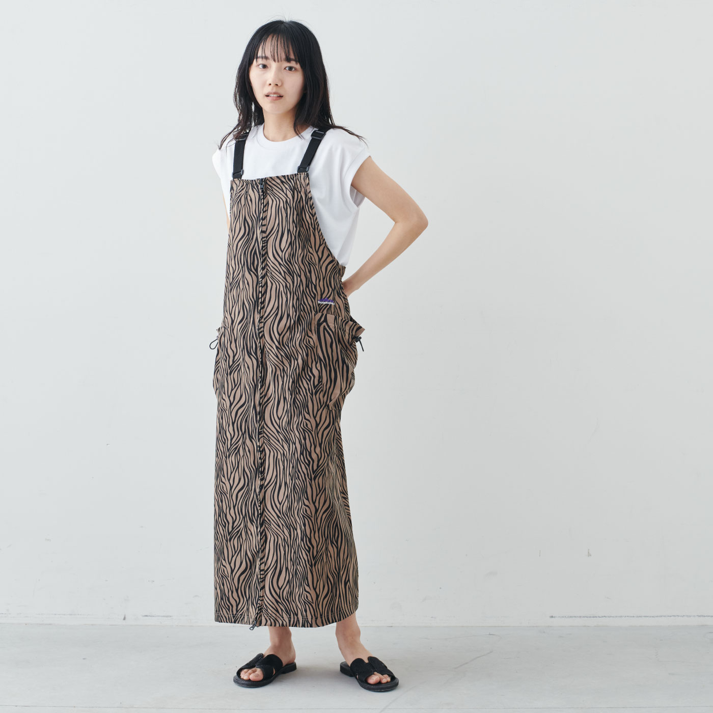 フェリシモファッションニュース|THOUSAND MILE FRONT ZIP SALOPETTE OP